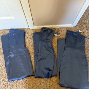 Abercrombie & Fitch Navy Satin Women's Dresses